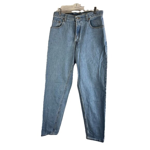 Vintage 90s Levis 560 Loose Fit Tapered Leg Red Tab Faded Jeans USA Mens 33x34